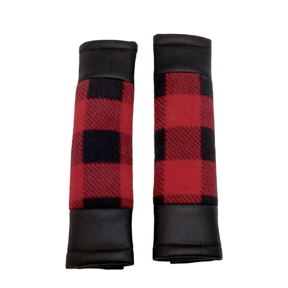 💚 FREE with any purchase ⭐️ Pair of Buffalo Plaid Seatbelt Pads